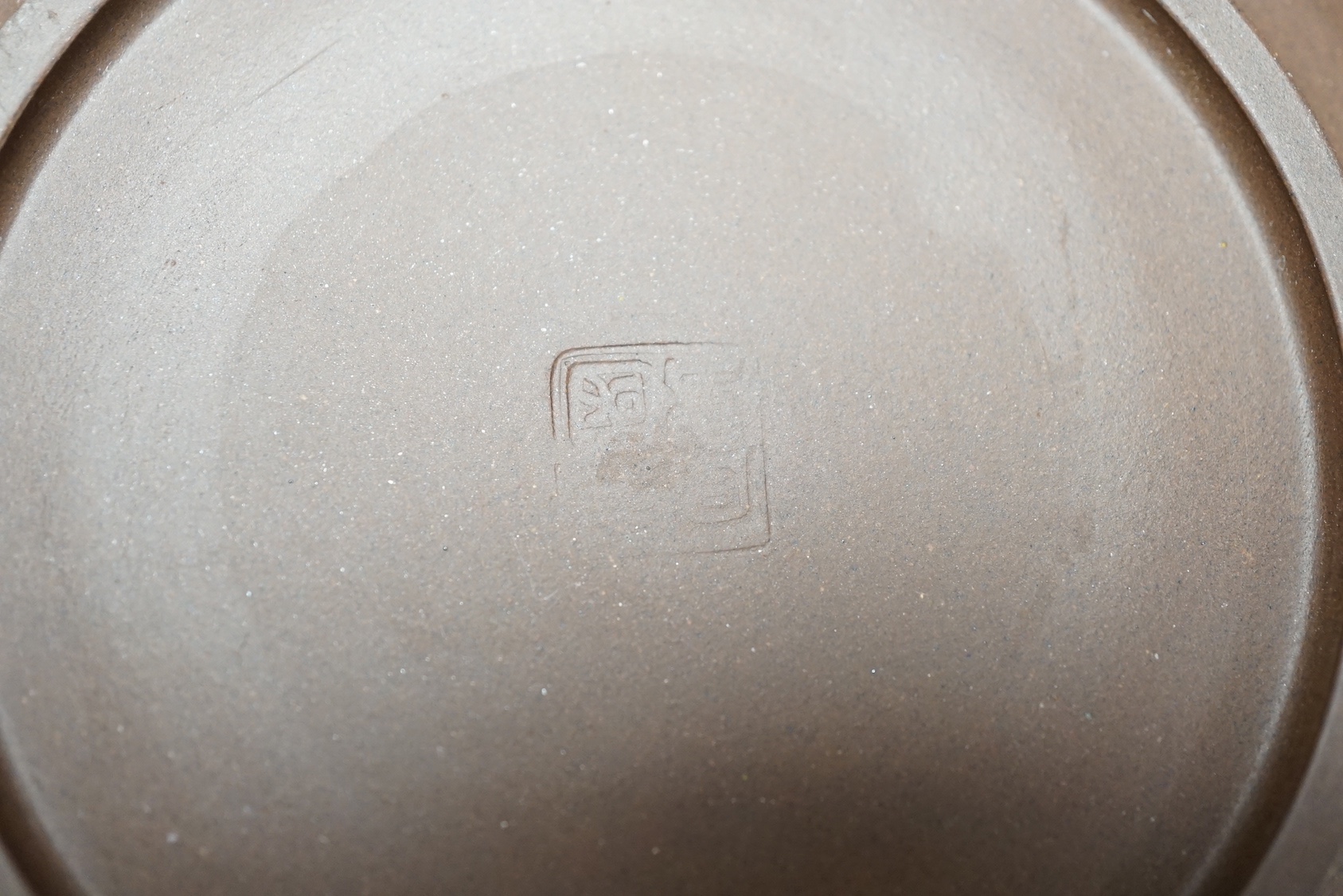 A Chinese mounted Yixing tea set